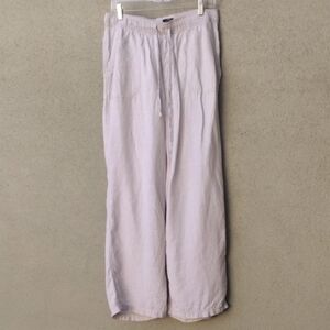 Flawed JNY Light Gray Linen Pants L